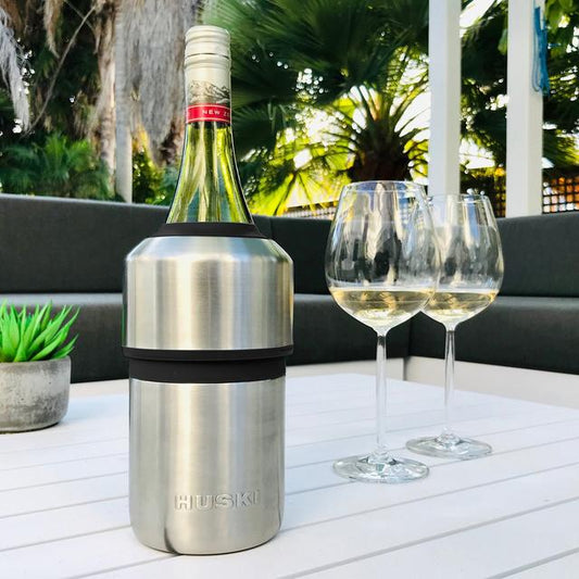 Huski Wine Cooler Brushed Stainless 8